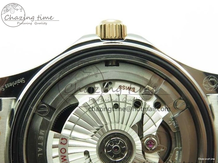 1223 2018 Seamaster Diver 300M SS RG VSF 1:1 Best Edition RG Bezel Blue Dial on SS RG Bracelet A Sleek 7925